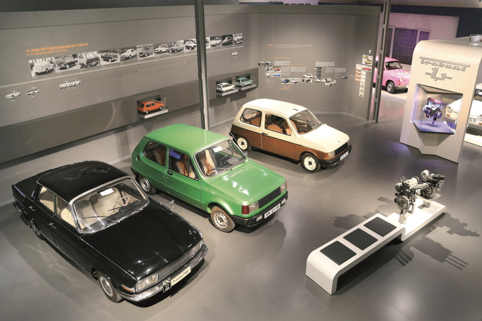 So sahen drei Trabant Prototypen aus.