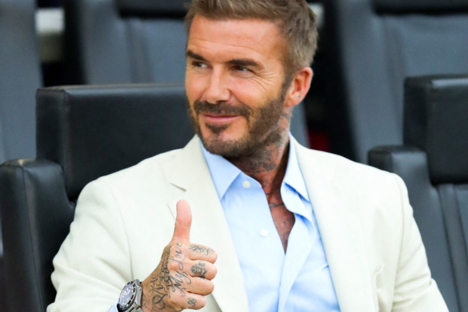 Egal, was die Geste bedeutete: David Beckham (48) war begeistert. (Archivbild)
