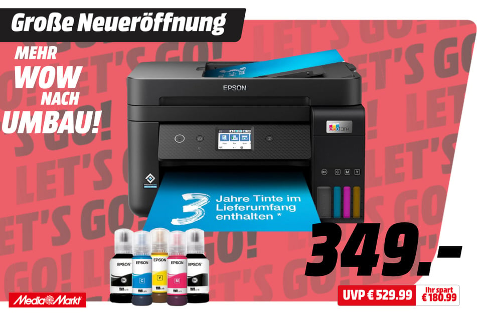 Epson-Drucker für 349 statt 529,99 Euro.