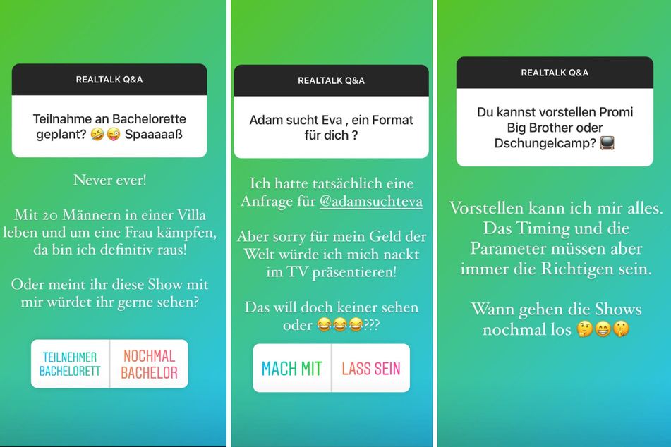 Andrej Mangold (34) verrät in einer Instagram-Story, an welchen TV-Shows er künftig teilnehmen würden, und an welchen nicht. (Fotomontage)