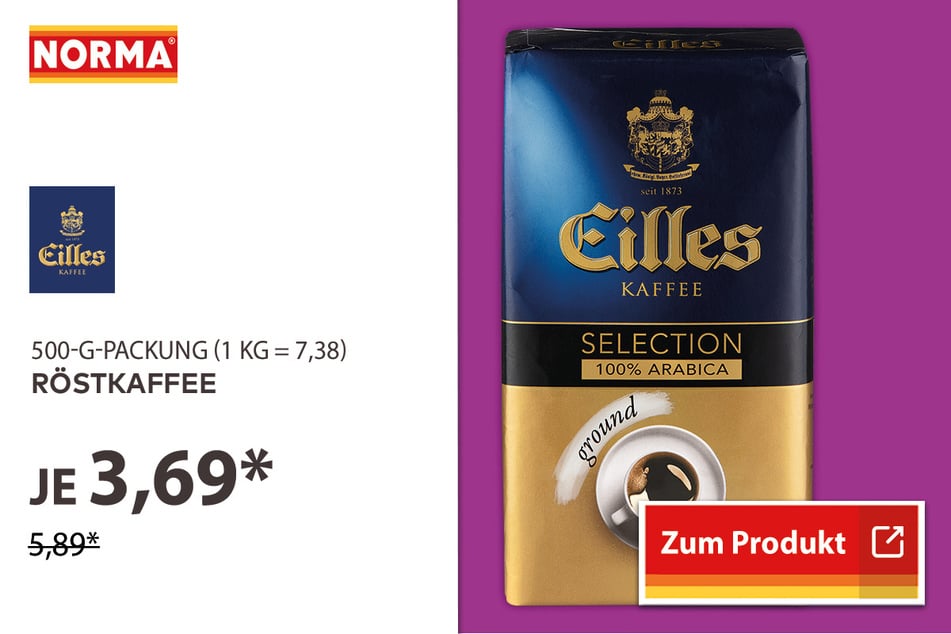 Röstkaffee für 3,69 Euro