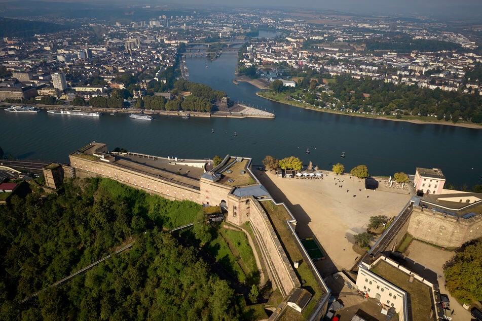 Blick auf die Festung Ehrenbreitstein, wo sich die Tat 1994 ereignet hatte.