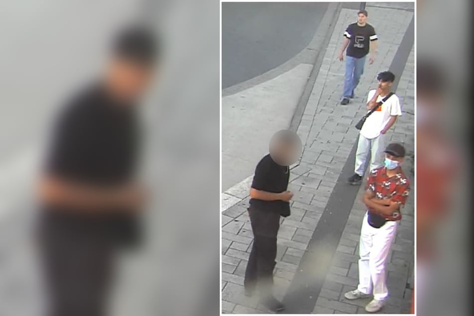 Der junge Mann links konnte bereits identifiziert werden und steht nun vor Gericht.