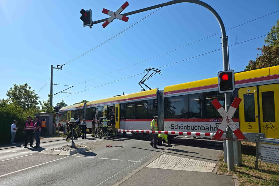 Nahe der Haltestelle Südbahnhof wurde eine Person vom Zug erfasst.