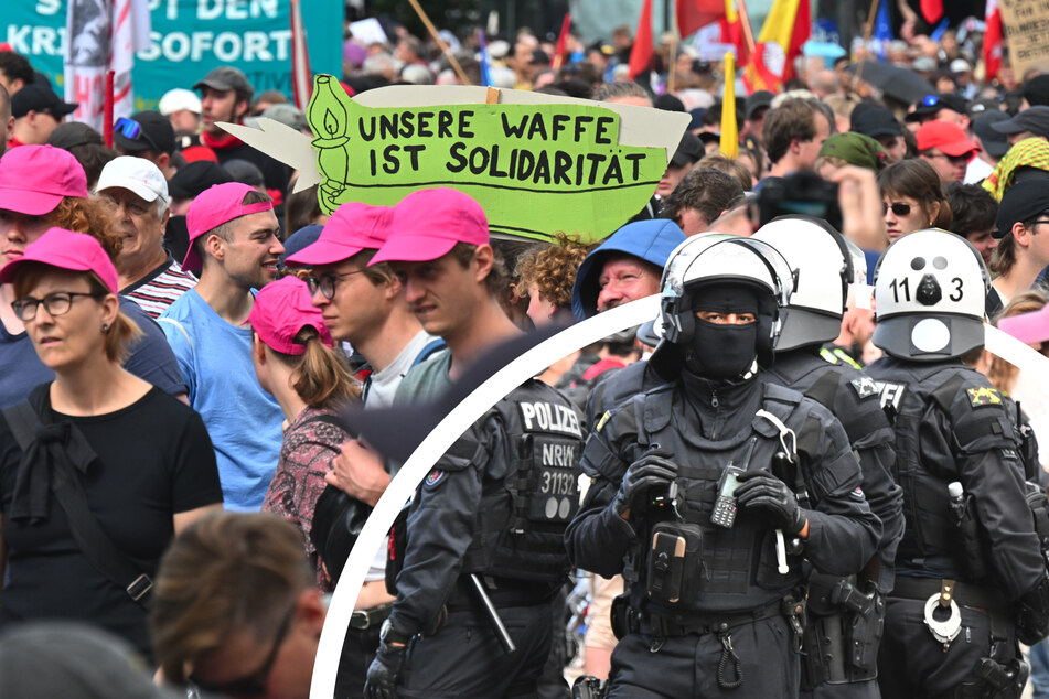 Tausende Kriegsgegner ziehen durch Kölner Innenstadt: "Nein zur Wehrpflicht!"