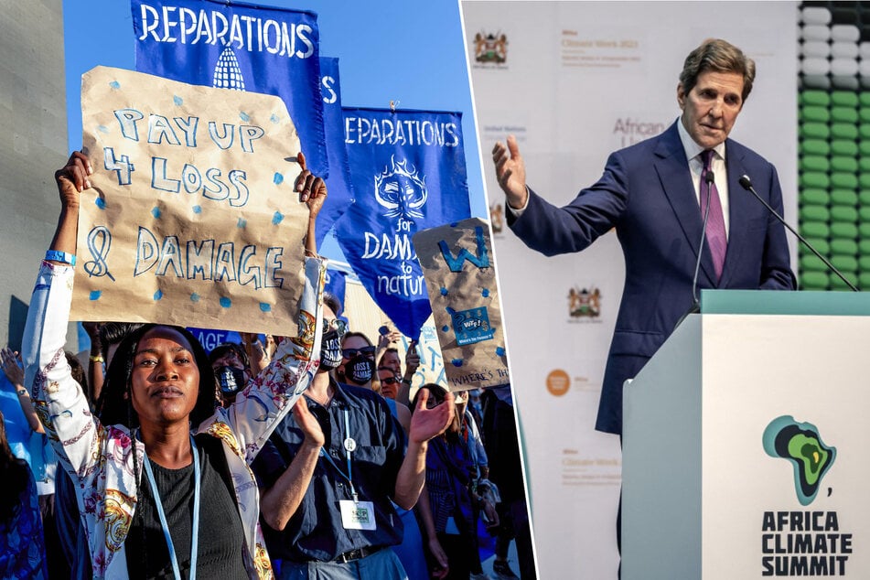 John Kerry insists US won't pay climate reparations at first-ever African Climate Summit