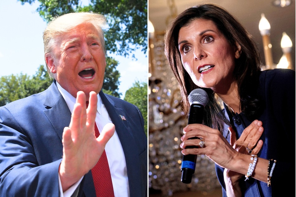In a recent interview, presidential candidate Nikki Haley (r.) said Donald Trump's legal issues needed to be "dealt with" before the primaries in November.