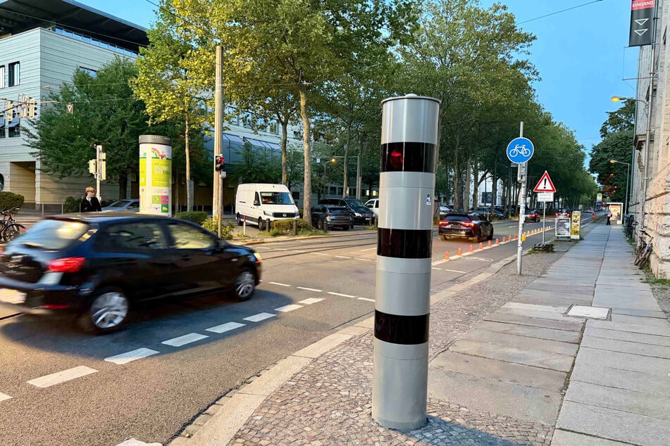 An der Richard-Lehmann-Straße/Karl-Liebknecht-Straße blitzt es...