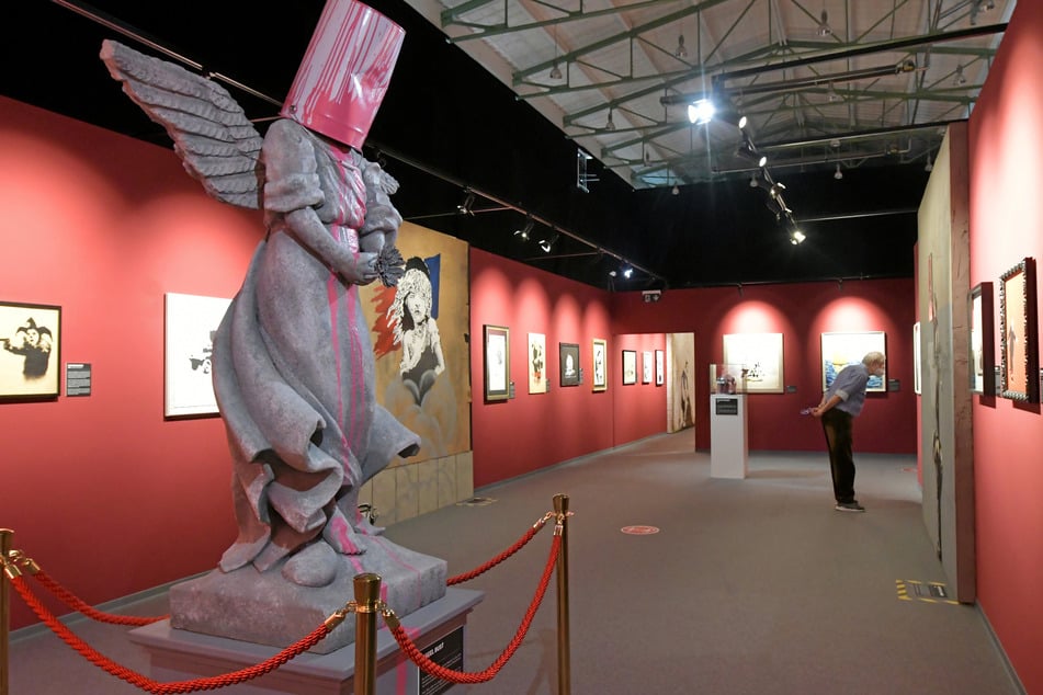 Banksys berühmte Werke sind in der Ausstellung "The Mystery of Banksy - A Genius Mind" im Messegelände zu sehen. (Archivbild)