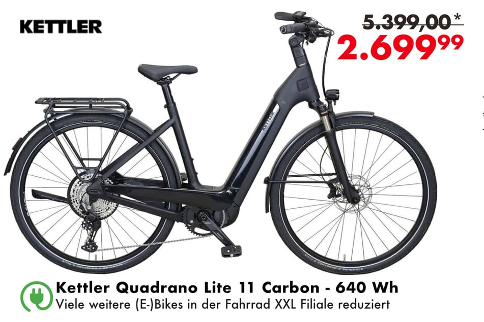 Kettler Quadrano Lite 11 Carbon - 640 Wh