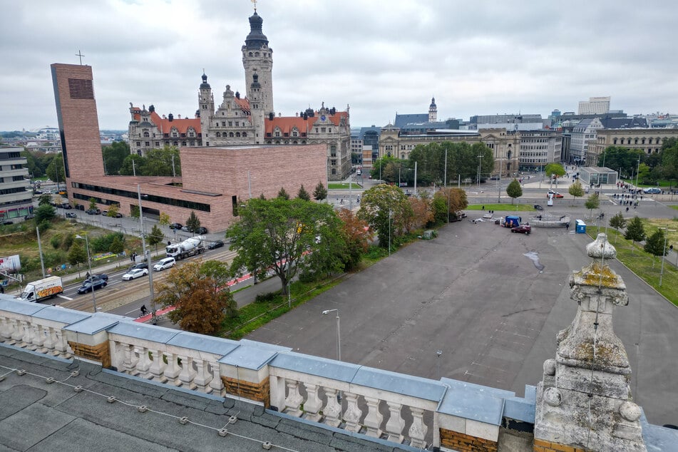 2029 soll das neue Einheitsdenkmal auf dem Wilhelm-Leuschner-Platz stehen.
