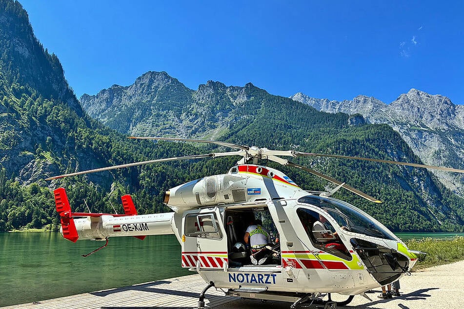 Die Verletzte wurde per Hubschrauber in eine Klinik geflogen.