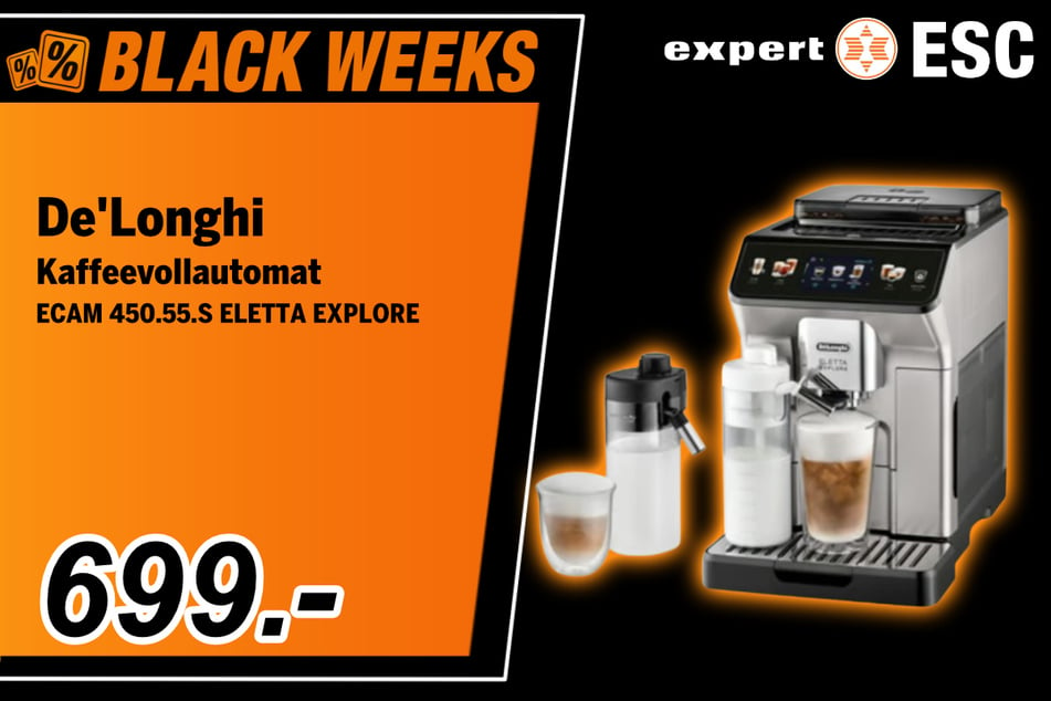 Der De'Longhi Kaffeevollautomat für 699 Euro.