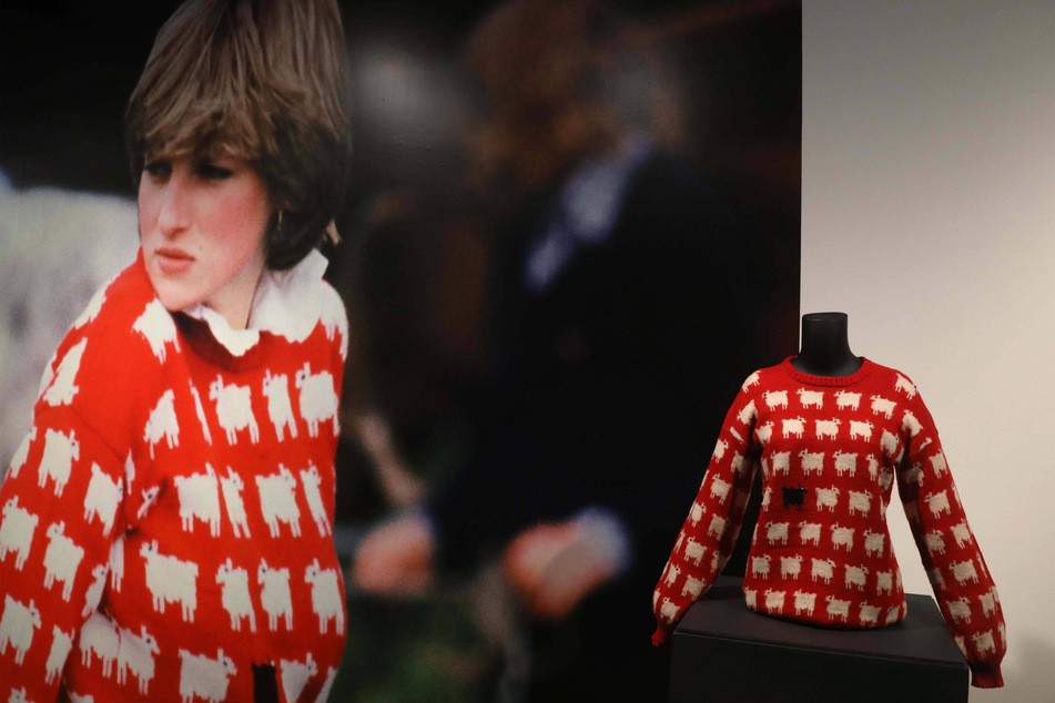 The black sheep sweater become famous because of its symbolic significance in respect to Lady Di.