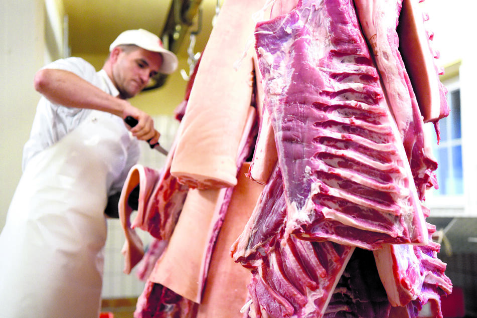 Tiere zerlegen ist Akkordarbeit.