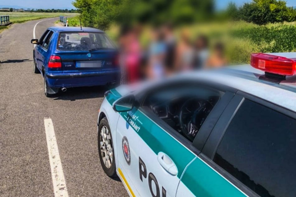 Slowakische Polizisten zählten die Insassen eines gestoppten Autos durch. Das Ergebnis machte fassungslos.