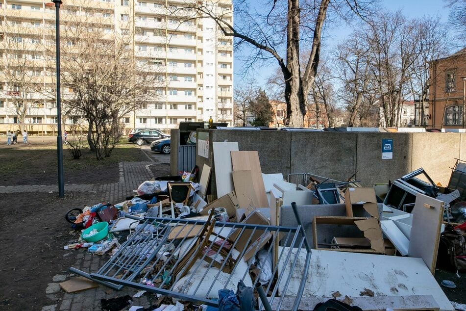 Völlig vermüllte Straßenzüge wie hier an der Budapester Straße sind ein hässlicher Anblick, ziehen Ratten an, stinken. Laut Vonovia ist Vermüllung ein zunehmendes Problem.