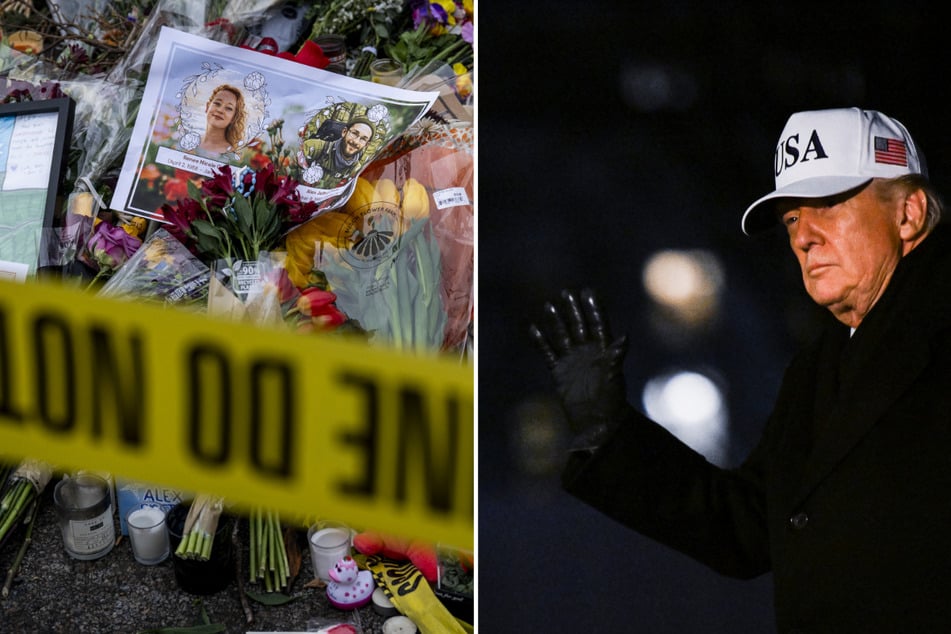 Trump makes crass comment about parents of victims in ICE killings and hints at "de-escalation"