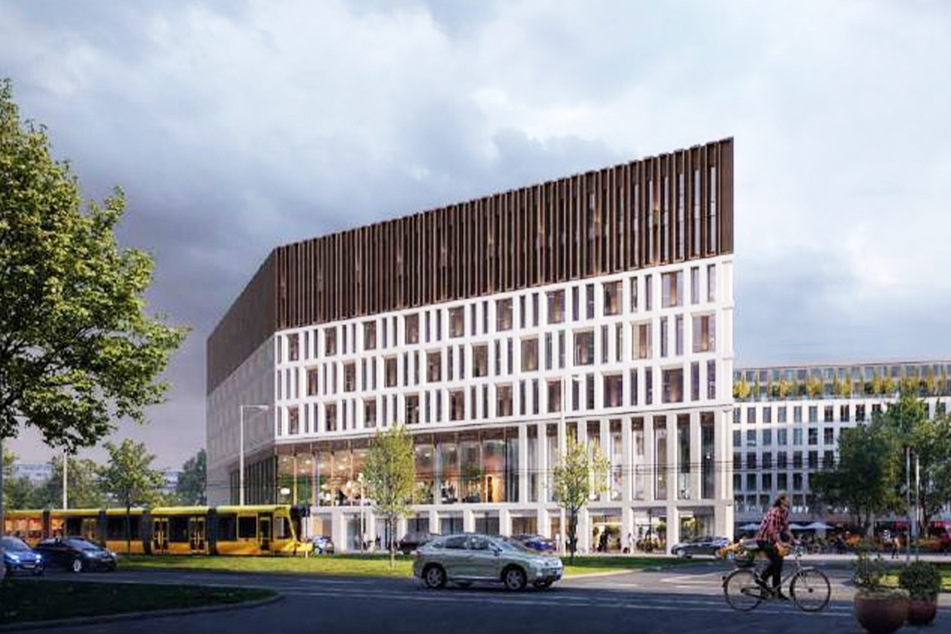 Der Neubau des Verwaltungszentrums auf dem Ferdinandplatz ist das größte Bauprojekt im Stadtzentrum.