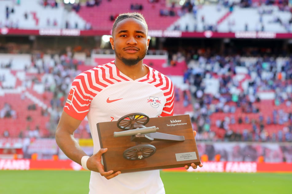 In der Saison 2022/23 holte sich Christopher Nkunku (28) die Torjägerkanone. Bei RB Leipzig würde man nicht nein sagen, wenn er das in der neuen Saison wiederholt.