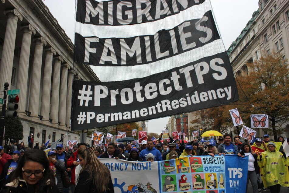 Migrants and advocates have been demonstrating in favor of the Temporary Protected Status Program.