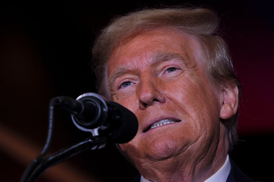 Republican presidential nominee Donald Trump speaks during an 11th Hour Faith Leaders Meeting in Concord, North Carolina.