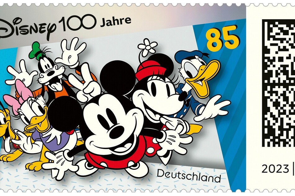 Zu Ehren des Jahrhundert-Jubiläums der Disney-Firma hatte die Post im vergangenen Jahr eine Briefmarke auf den Markt gebracht.