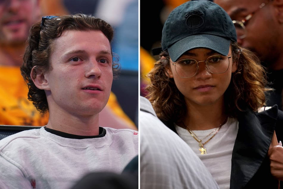 Zendaya and Tom Holland were spotted at the Chase Center on Thursday, cheering on the Golden State Warriors during the NBA Playoffs.