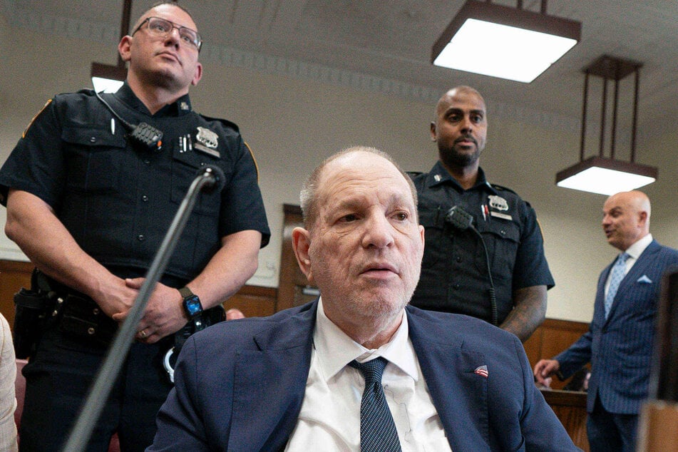 Hollywood-Produzent Harvey Weinstein (73) vor Gericht.