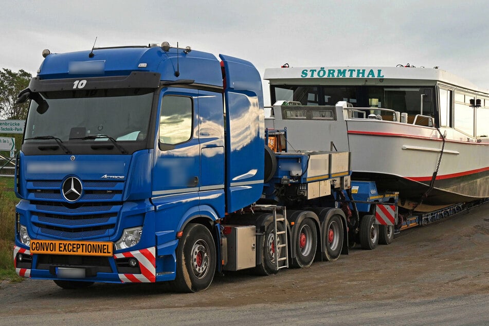 Die MS "Störmthal" ist im Oktober 2024 umgezogen und hat das Leipziger Neuseenland verlassen. (Archivfoto)