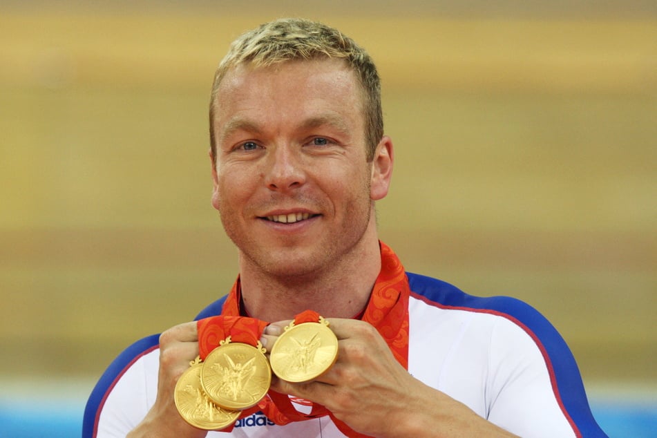 Bei den Olympischen Spielen 2008 in Peking gewann Chris Hoy drei Goldmedaillen. (Archivfoto)