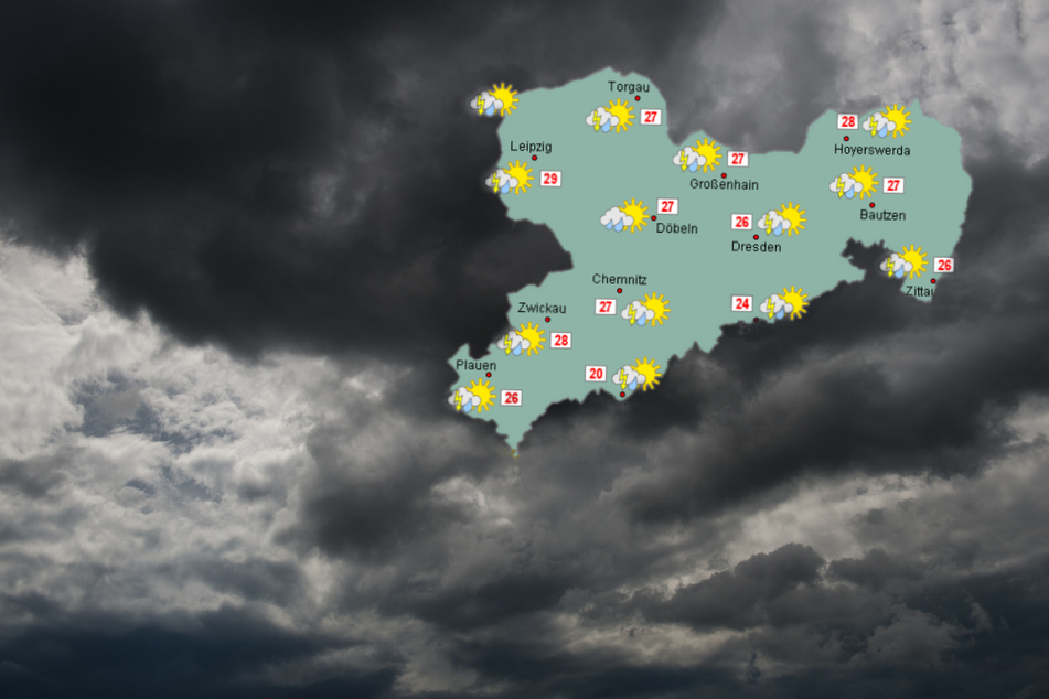 Wetterdienst warnt vor extremem Unwetter in Sachsen!
