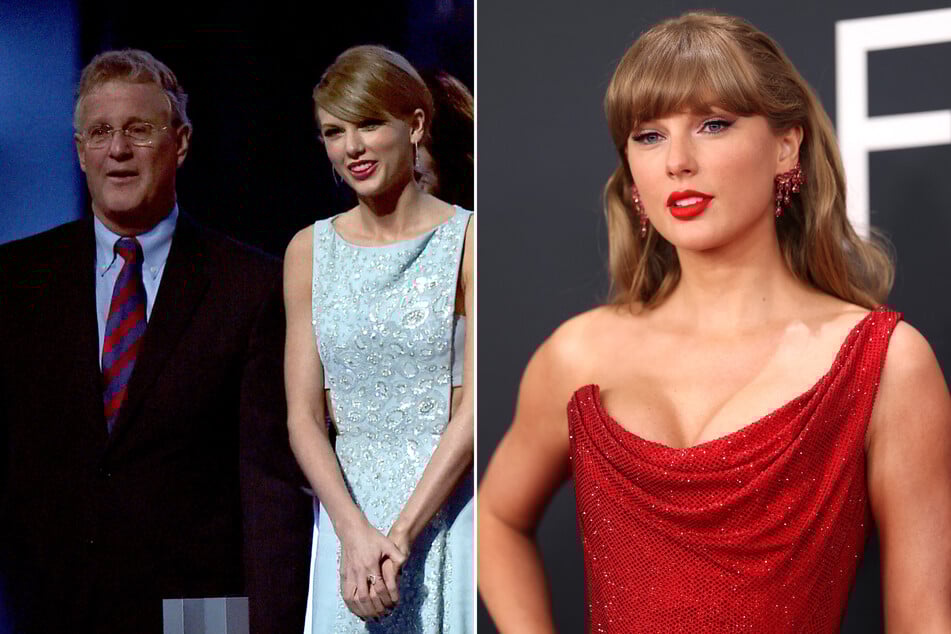 Taylor Swift has been spending time with her family after her dad, Scott (l.), underwent a serious heart procedure.