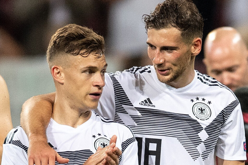 Joshua Kimmich und Leon Goretzka bei der Nationalmannschaft.