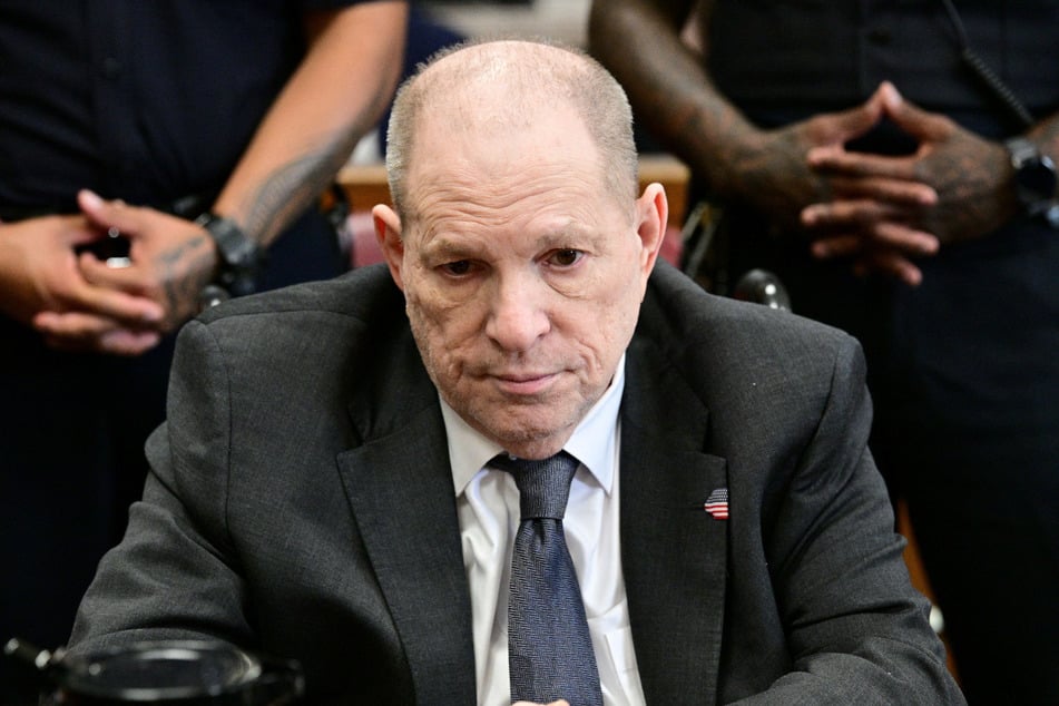 Former Hollywood film producer Harvey Weinstein appears in Manhattan Supreme Court on sex assault charges as both sides present their closing arguments on June 4, 2025.