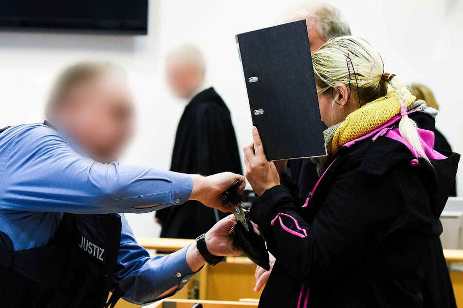 Tanja B. im Januar 2019 vor dem Landgericht Hanau.