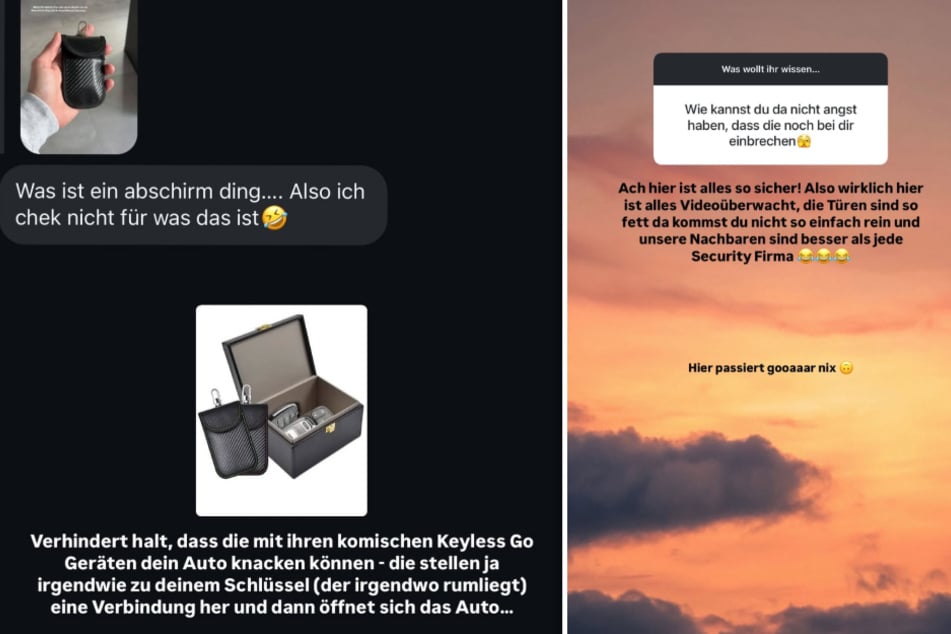 Seine Follower beruhigte der Influencer: Dass doch etwas passiert, davor habe er keine Angst.