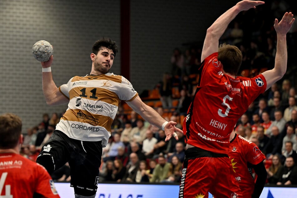 Auch die sechs Tore von Doruk Pehlivan (l.) konnten die Niederlage nicht verhindern.