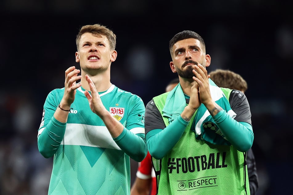 Alexander Nübel (l.) fällt für das CL-Spiel gegen PSG aus. Fabian Bredlow soll ihn vertreten.