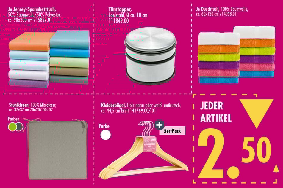 Eröffnungsdeals für je 2.50 Euro