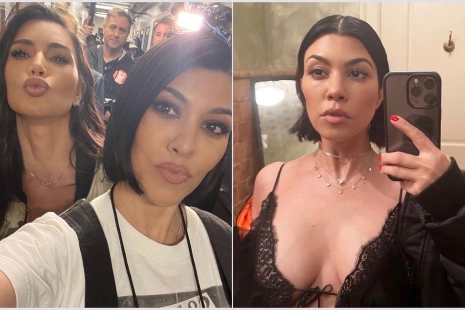 Kourtney Kardashian's (r) feud with Kim was apparently very painful for the family to watch.
