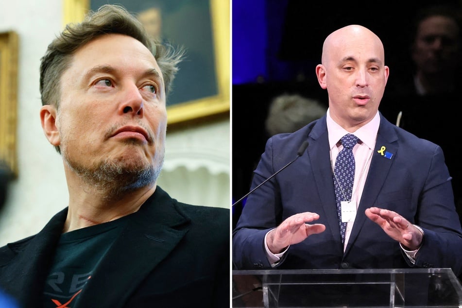 On Tuesday, the Anti-Defamation League deleted its "glossary of extremism" after Elon Musk (l.) publicly criticized the resource for supposedly spreading hate.
