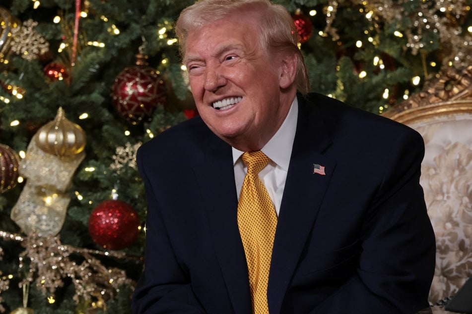 President Donald Trump blasted his political opponents in a typically hostile and insult-laden Christmas Eve message.