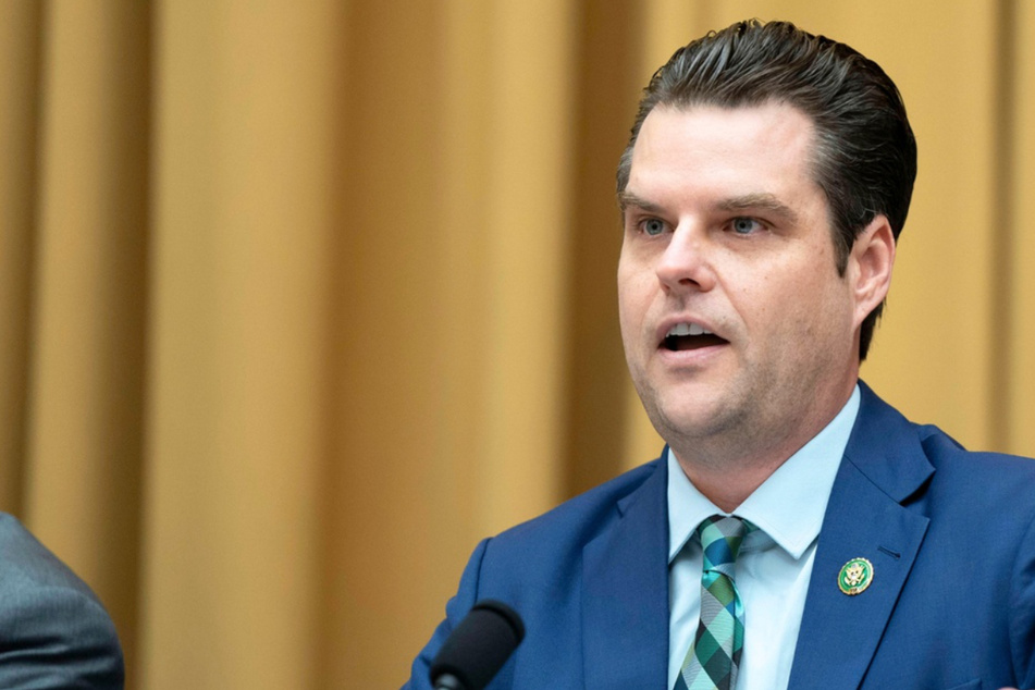 Matt Gaetz trolled at Trump event with sex doll and questions about underage girls