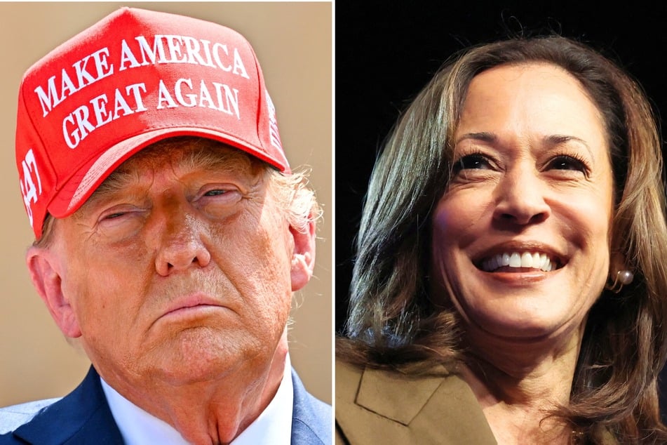 Presidential candidates Donald Trump (l.) and Kamala Harris (r.) have both recently expressed support for legalizing marijuana.