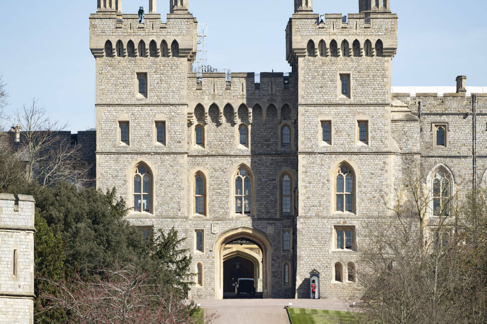 Windsor Castle ahead of the funeral of Prince Philip.