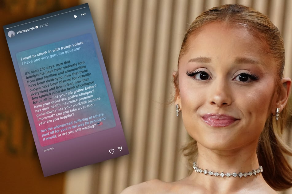 Via Instagram: Ariana Grande positioniert sich gegen Donald Trump