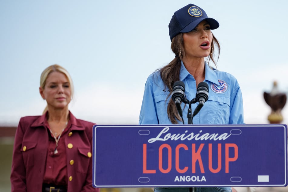 Noem boasts of horrific conditions at new ICE detention facility at Louisiana prison