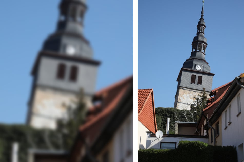 Schiefer als der Turm von Pisa: Große Pläne für den schrägen Kirchturm in Bad Frankenhausen