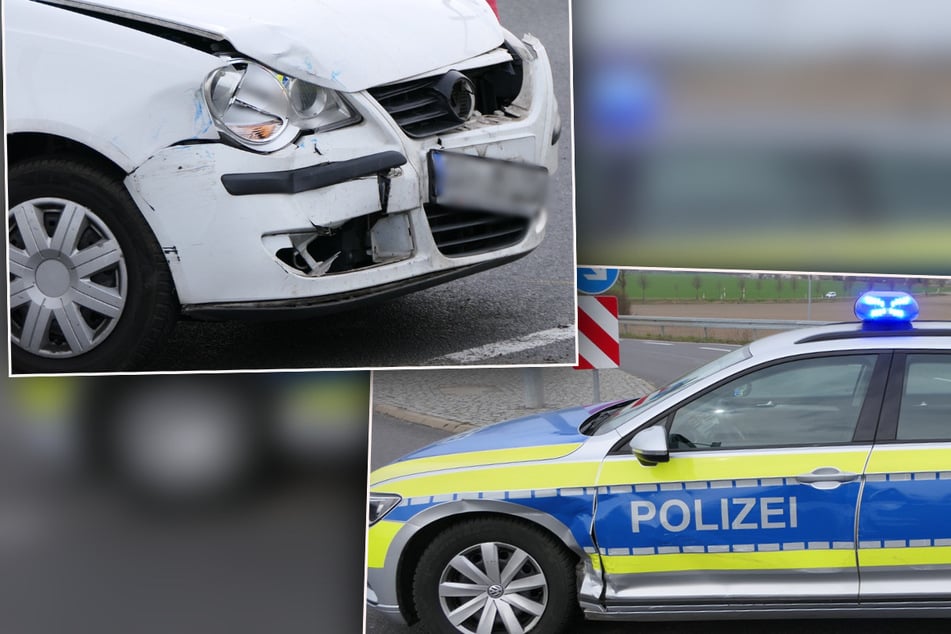 Blaulicht übersehen, Martinshorn überhört: Polo crasht Polizeiauto, Beamtin verletzt